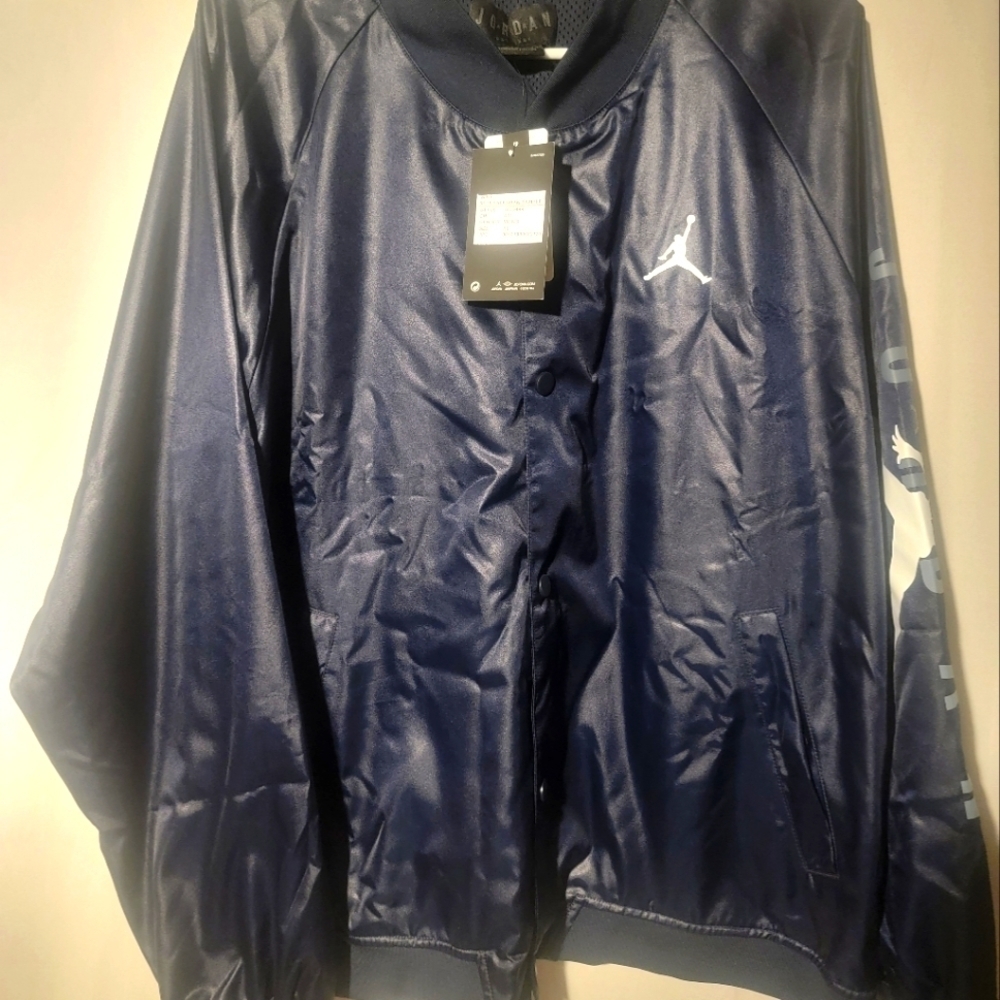 Nike Air Jordan Stadium/Bomber Jacket SP19 "SALESMAN SAMPLE" Satin Men's Size XL